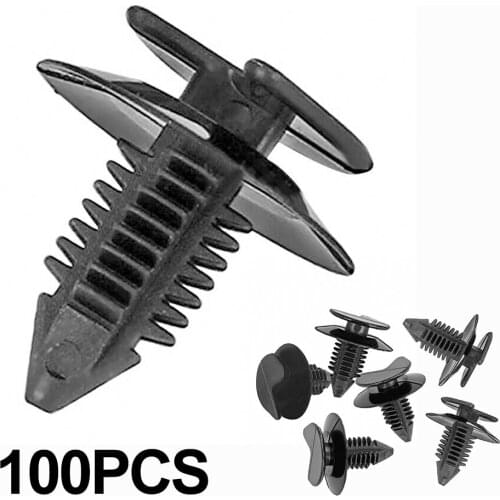 100pcs Hidden Trim Panel Fixing Clips For VW Transporter T4 T5 Lining Carpet Board D65