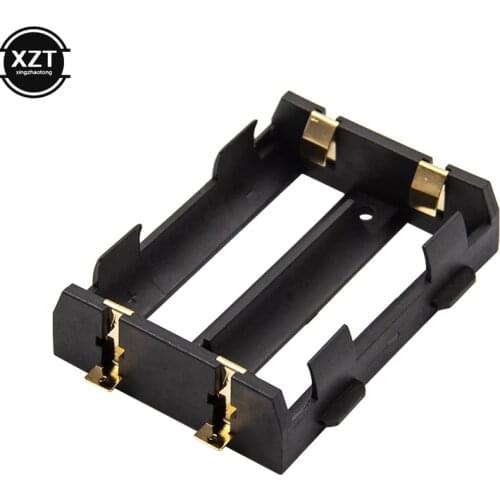 1 / 2x 26650 Battery Holder smd Batteries Case Storage Box With Bronze Pins 1 x 2x Slot 26650 DIY Rechargeable Battery Shell