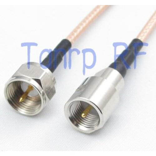 10PCS 15CM Pigtail coaxial jumper cable RG316 extension cord 6inch F male plug to FME male plug RF adapter connector