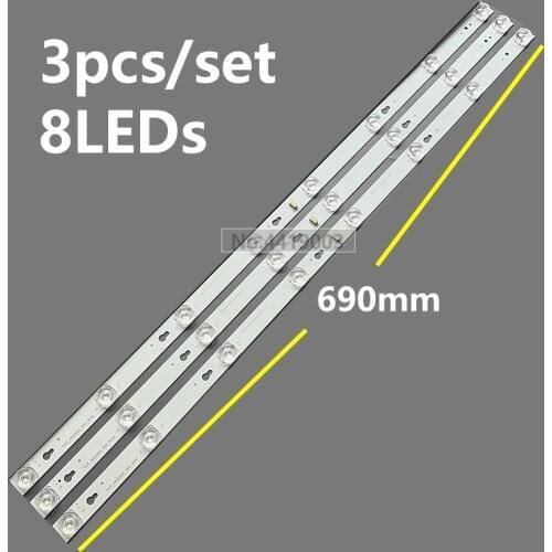 12set=36pcs LED backlight strip for Toshiba 40l2600 L40d2900f 40d2900 L40S4900FS