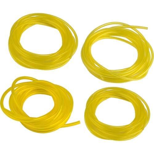 4 Sizes Gas Fuel Line Hose Yellow 16Ft Fuel Tube For 2 Cycle Small Engine