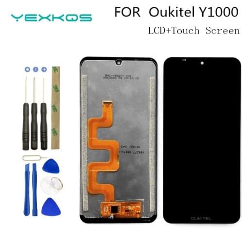 6.09 Inch New original For Oukitel Y1000 LCD Display and Touch Screen Digitizer Assembly Repair Part Mobile Accessories +Tools