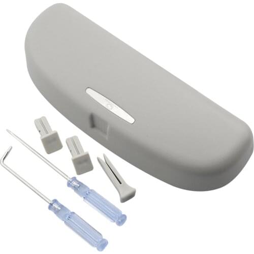 Carmilla Car Sunglasses Holder Eye Glasses Storage Box Case for Volkswagen VW Tiguan 2017 2018 Passat B8 Touran 2016 - 2018