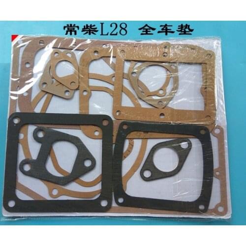 Free Shipping Diesel engine Changchai L28 A full set of Gasket suit for China brand Changchai Changfa Jiangdong and so on