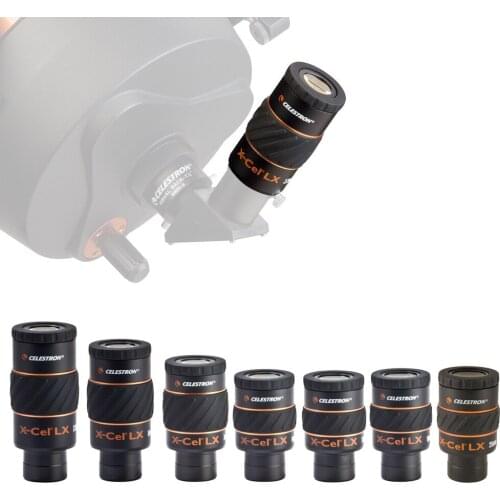 Celestron X-CEL LX Eyepieces 60degree Wide-angle Spotting Scopes Telescope Eyepiece Accessories 2.3mm 5mm 7mm 9mm 12mm 18mm 25mm