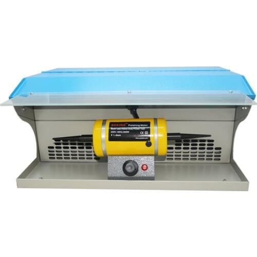 GOXAWEE 220V Mini Polishing Machine Bench Grinder Grinding Polishing Machine for Jewelry Making Tools Buffing Machine