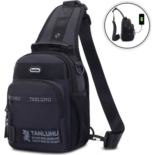 KoKossi Multi-Function Chest Bag Men Women Shoulder Messenger Bag Outdoor Cycling Sports Bag Leisure Sports Small Backpack