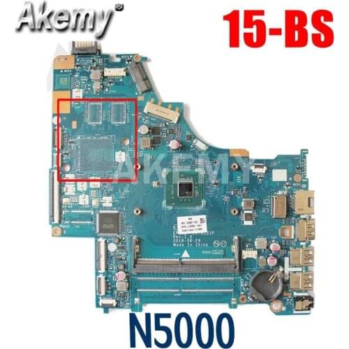 N5000 CPU L19050-601 For Hp 15-BS Laptop Motherboard With SR3RZ Pentium EPG52 LA-G121P DDR4 MB 100% Tested OK