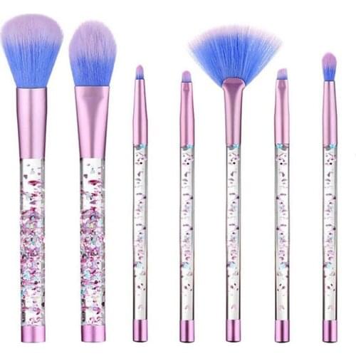 Makeup brush set professional 7pcs pink color Makeup Tools Womans Products sh1100110