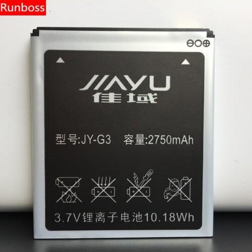 New High Quality Battery JY-G3 For JIAYU G3 G3S G3C G3T 2750mAh Mobile Cell Phone Batteries