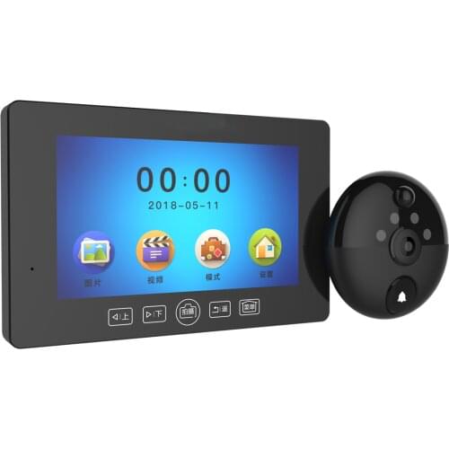 4.3 Inch LCD Display Wired Video Door Phone Without Outdoor Camera
