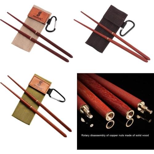 Folding Chopsticks Portable Dinnerware Tableware Office BBQ Backpacking
