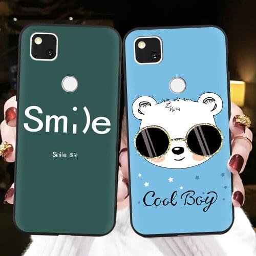 Waterproof Fashion Phone Case For Google Pixel 4A For Boy TPU For Woman thin Silicone FashionDesign