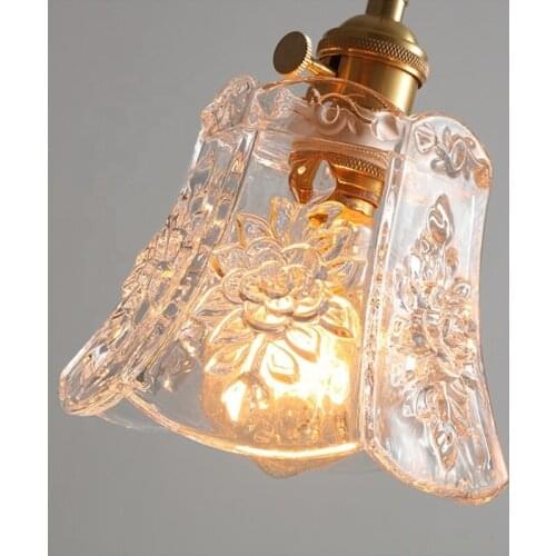 Factory Supplying Glass Ball Vintage Pendant Lights Chandelier Lighting Scandinavian lamparas de techo colgante