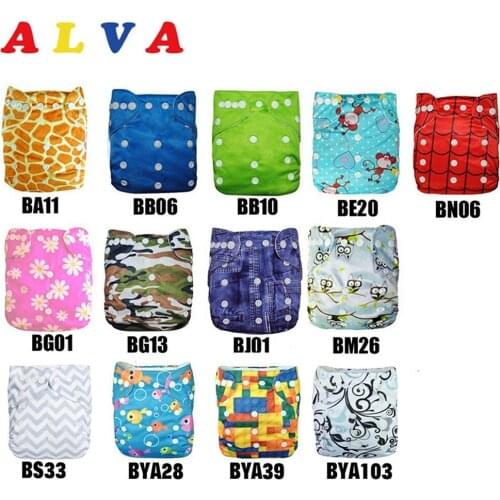 Alvababy 1pc Bamboo Diaper with 1pc Bamboo Insert Free Shipping