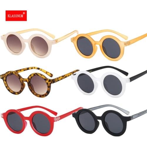 1pc New Tide Boys Retro Round Street Shooting Kids Outdoor Sunglasses Sun Protection With Mirror Girls New Vintage Sun Glasses