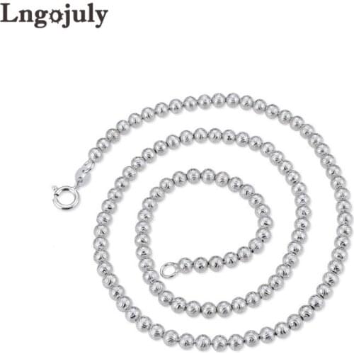 100% 925 Sterling Silver Fine Jewelry Chain Necklaces For Men Boy Silver 925 Jewelry Generous Style Chain Gift For Man Gifts