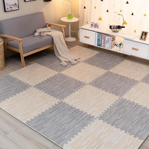 12pcs/set Baby Play Mat Wood Puzzle Mats EVA Foam Mat Kids Game Exercise Carpet Gym Floor Tiles for Children Soft Floor 30*30cm
