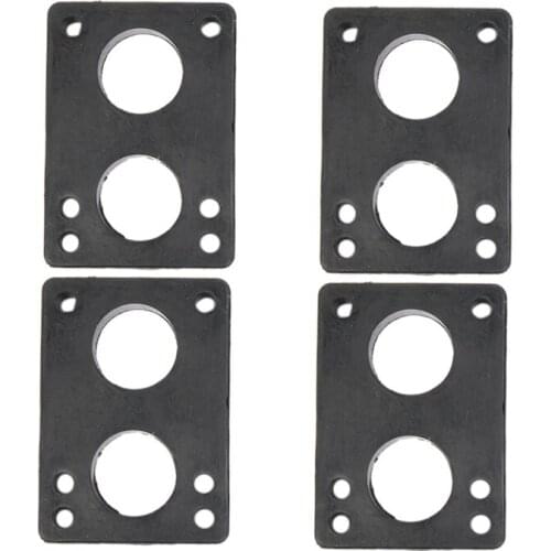2 Pair Skateboard Rubber Gasket 12mm Skateboard Riser Pads Longboard Risers Skateboard Shock Pads