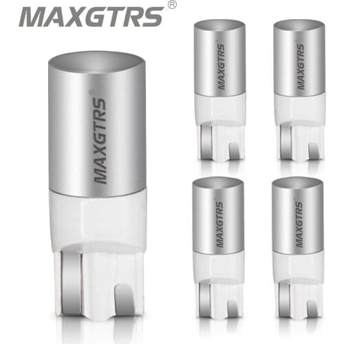 5x Super Bright T10 W5W 168 194 CREE Chip 12V Car LED Auto Clearance Door Reading License Plate Light Bulb 6000k Interior Lamp