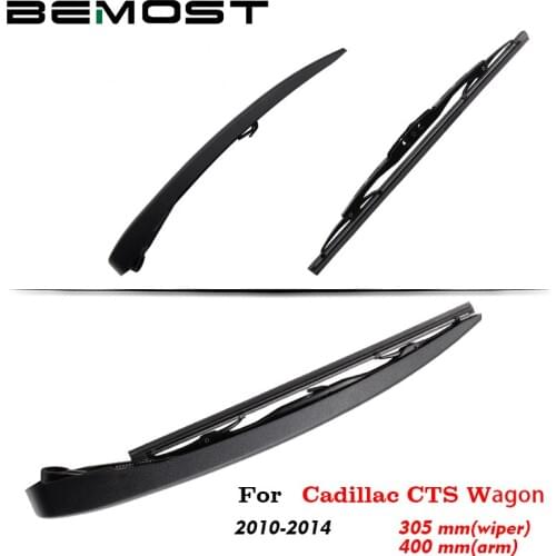 BEMOST Auto Car Rear Windscreen Windshield Wiper Arm Blades Natural Rubber For Cadillac CTS Wagon 305MM 2010 2011 2012 2013 2014