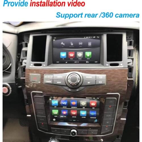 Android 10.0 Car AUTO Radio For infiniti QX80 Nissan Patrol Y62 Nissan Armada car radio 2010-2020 multimedia player carplay