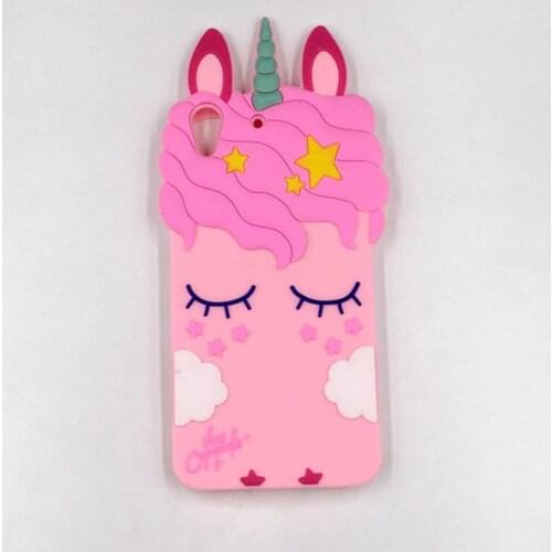 For Huawei Y6 II Case Luxury Cartoon Unicorn Case Cover For Huawei Y6 II Y6II Y6 2 Soft Silicon Phone Protective Back Cover Skin