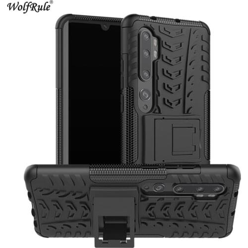 For Xiaomi Mi Note 10 Case Mi CC9 Pro Bumper TPU & PC Holder Armor Back Cover For Xiaomi Mi Note 10 Pro Phone Cases 6.47