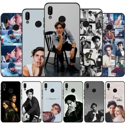 Riverdale cole sprouse black soft Phone Case for huawei P40 P30 P20 P10 Pro lite P9 Lite nova 4E 6SE Psmart 2019 Y6 9 Prime