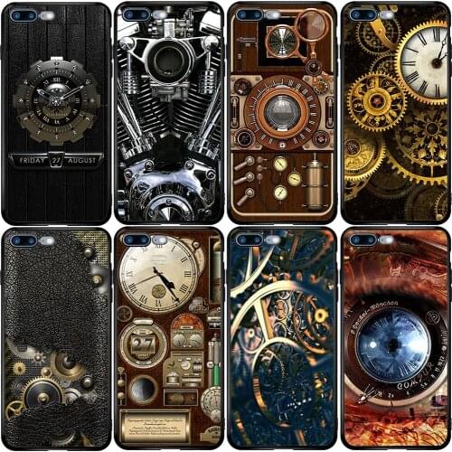Cover Case for Xiaomi Redmi Note 10 9 9S 9A 8 8T 7 6 7A 6A 5A 5 A1 A2 A3 Pro Max Plus Steampunk Machine Gears