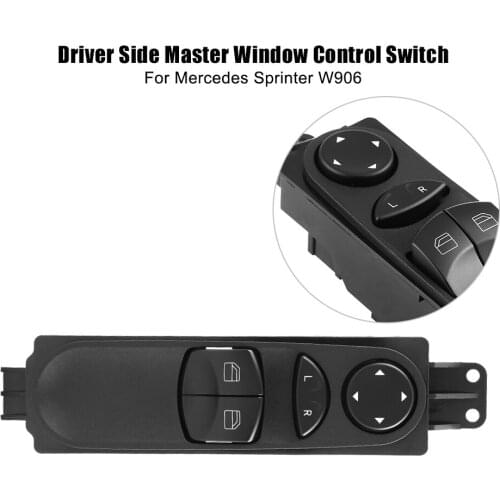 Driver Side Master Window Control Switch for Mercedes Sprinter W906 A9065451213 car switch relay New arrives