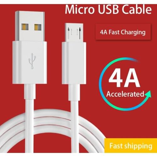 Kebiss USB Micro Cable 4A Fast Charging Data Cable for Samsung Xiaomi Huawei Tablet Android Phone Accessories Charger USB Cable
