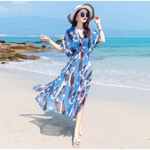 Голубые летние платья KMETRAM China At AliExpress