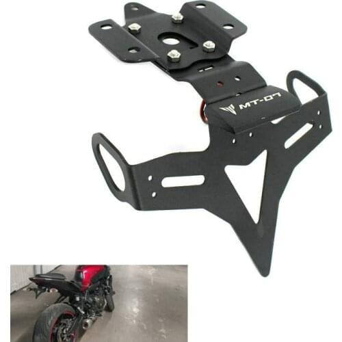 Motorcycle Rear License Plate Holder Bracket For YAMAHA MT07 MT 07 FZ 07 FZ07 2013-2019 2018 2017 Tail Tidy Fender Eliminator