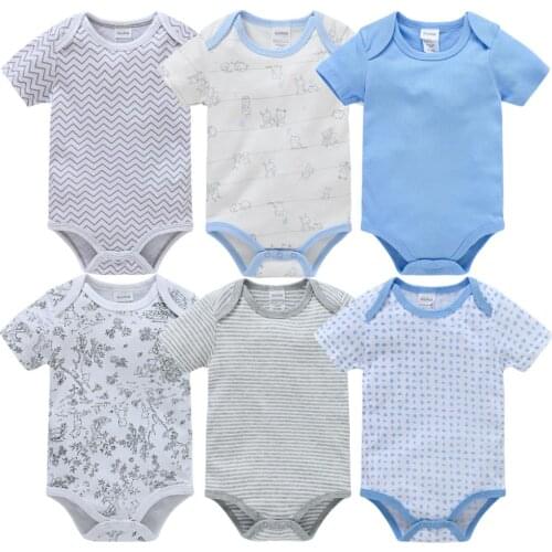 Cotton Summer Onesies Newborn Baby Boys Rompers Infant Body Short Sleeve Baby Jumpsuit Cartoon ropa bebe Baby Boy Girl clothes