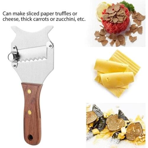 Multifunctional Truffle Slicer Stainless Steel Chocolate Truffle Shaver Knife Truffle Slicer Grater Cutter Metal Shaver Gadge