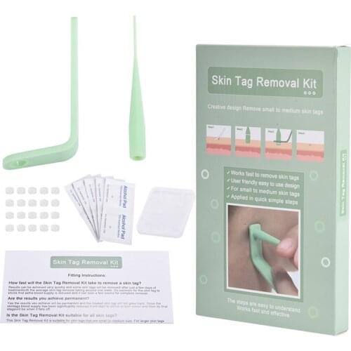 Skin Tag Removal Kit Skin Tag Remover Skin Mole Wart Remover Micro Band Skin Tag Removal Kit with Cleansing Pads Mole Face Care