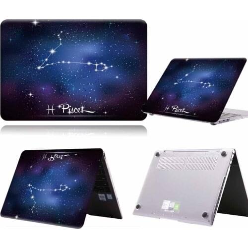 Pisces Pattern Anti-slip Laptop Case For MateBook 13/13 AMD Ryzen/14/D14/D15/X 2020/X Pro/Pro 16.1/Honor MagicBook 14/15