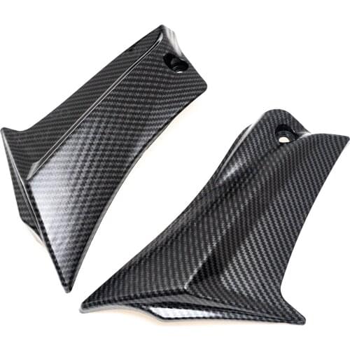 Carbon Fiber Pattern L R Side Fairing Trim Fram Cover for SUZUKI GSXR 600 750 2011-2020