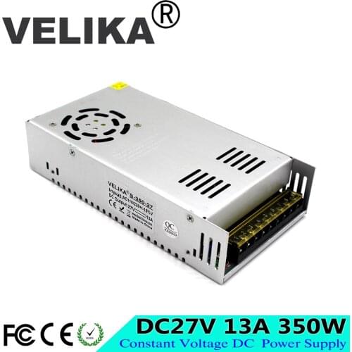 Regulated Switching Power Supply DC 27V 13A 350W Power Adapter Transformer 110V 220V AC to DC27V SMPS For CNC CCTV Motor Printer