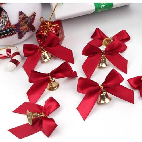 Christmas Bow Pendant Christmas Decoration for Home Christmas Tree Ornament hanging New Year 2022 Christmas Gift Natal Navidad