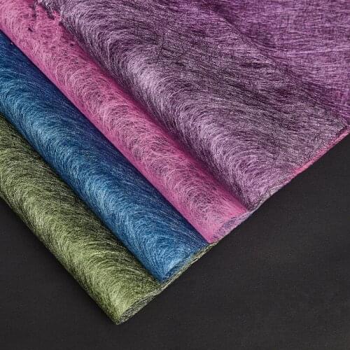 10pcs Gold Silver Silk Flower wrapping paper silk paper Craft Papers DIY gift box packaging material