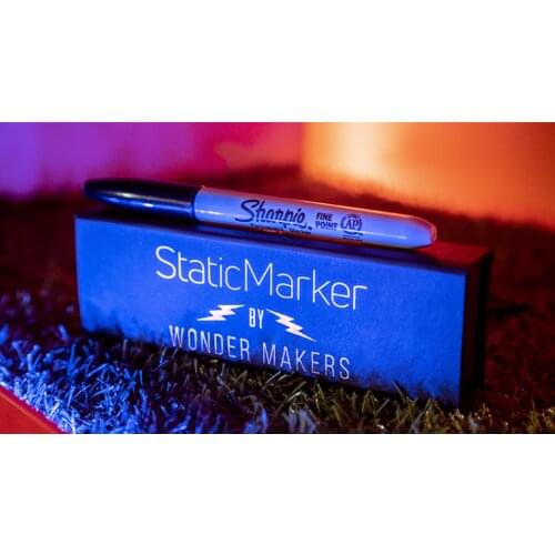 Static Marker By Wonder Makers (Gimmicks and Online Instructions) Illusions Magic Tricks Mentalism Street Magia Profesional