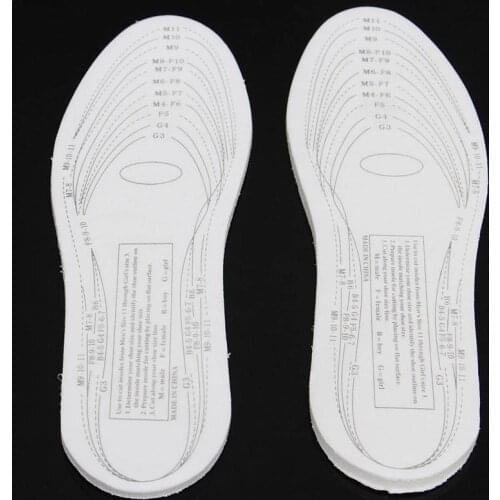 1pair Pillow Slow Memory Space Recovery Insole MenS Reduce Foot Insole Comfort Vibration Pain Relieve Ladies Massage Memor O7N1