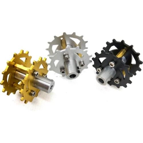 Aluminum Alloy Driving Wheel for Shock Absorber Tank tracks crawler caterpillar Chassis remote control toy parts,Free shipping