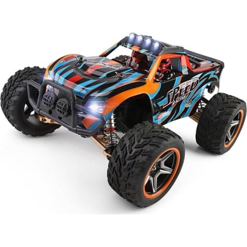 Wltoys 104009 1/10 2.4G 4WD Brushed RC Car High Speed Vehicle Models Toy 45km/h Truck Kids Toys Off Road Remote Control VS 10428