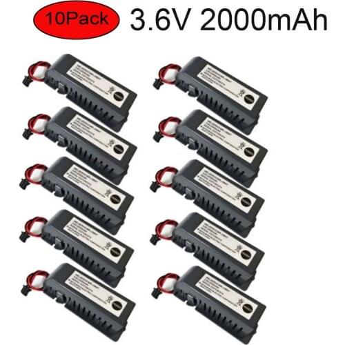 10 X MR-J3BAT 3.6V 2000mAh ER6VC119A/B PLC CNC Li-ion Battery For MELSERVO M70