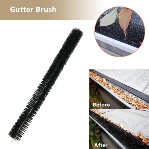 100mm Gutter Brush Guard Length Leaf Twigs Heavy Brushes Protector For Home Garden Goutiere Feuilles gutter guard