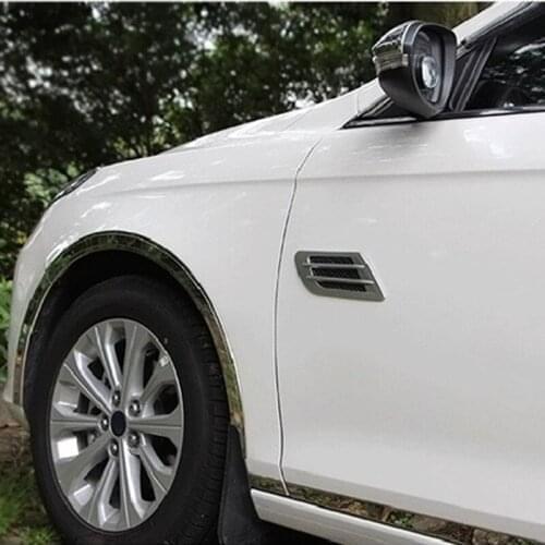 2PCS Fake Air Outlet Shark Gill Car Decoration Air Outlet For Chery Tiggo Fulwin Geely Vision Roewe 750 950 350 550 E50 W5 E50