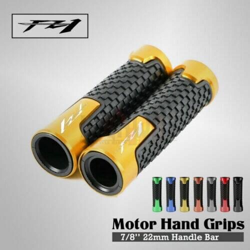 7/8"22mm Motorcycle Accessories Universal CNC Aluminum+Rubber Handle Grips for YAMAHA Fazer FZ1 FZ1N 01-15